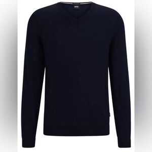 SLIM-FIT V-NECK SWEATER IN VIRGIN WOOL